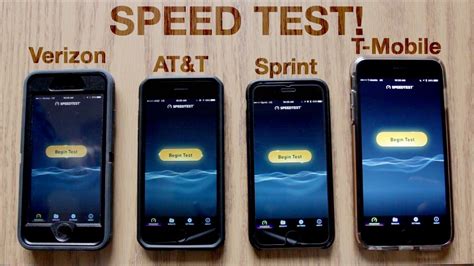 Verizon vs. AT&T vs. Sprint vs. T-Mobile Speed Test! | November 2016 ...