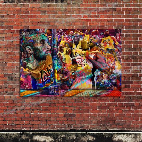 Kobe Bryant 24 Graffiti Lakers Collage dream NEW - Etsy