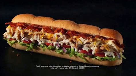 Subway Chicken & Bacon Ranch TV Spot, 'Play Clock 15 Off' Featuring ...