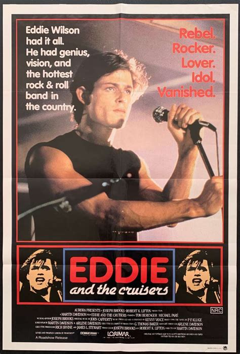 All About Movies - Eddie And The Cruisers Poster Original One Sheet 1983 Michael Pare