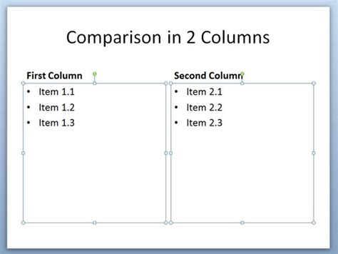 How To Make Bullets Into Two Columns In Powerpoint - Printable Timeline ...