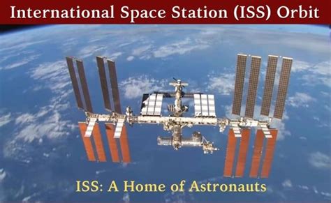 Orbit of the International Space Station (ISS) : Planets Education