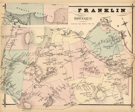 Franklin Township (New Jersey) by A.H. Walker: (1876) | Art Source International Inc.