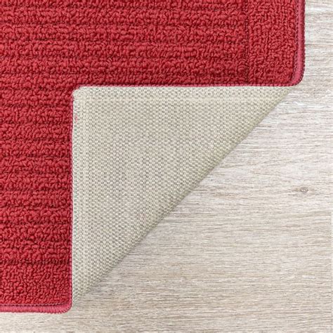 Stella Red Washable Kitchen Mat, 18x30