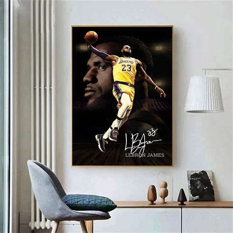 LeBron James Lakers Dunk Poster – Aesthetic Wall Decor