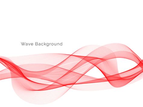 Red Abstract Wave Vector Art, Icons, and Graphics for Free Download