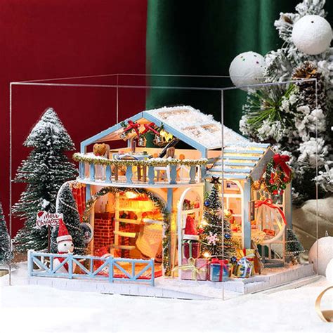 Christmas Night DIY Miniature House Kit – Fifijoy