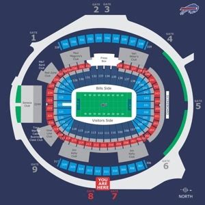 Principal 141+ imagen bills seating chart with seat numbers - In ...