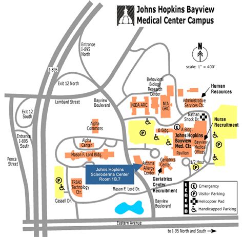 Johns Hopkins Hospital Map