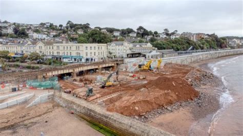 Dawlish railway better protected as new sea wall reaches key milestone - video included ...