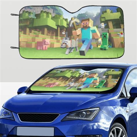 Minecraft Car SunShade • Onyx Prints