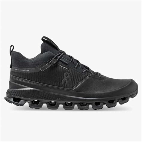 On Running Cloud Shoes Men's Cloud Hi Waterproof-All | Black [Cloudall-black5] - $99.96 : Cloud ...