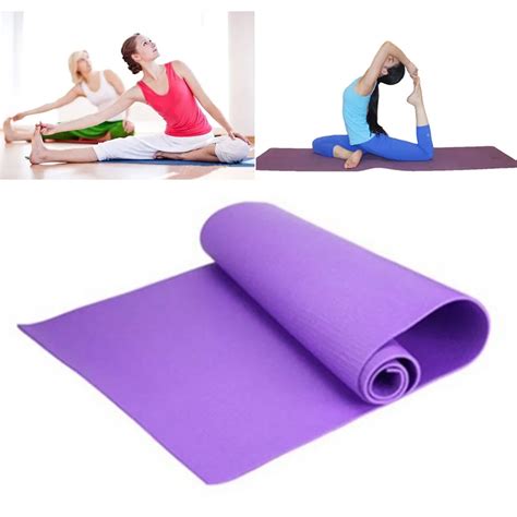 Newest Outdoor 4MM Foldable Exercise Yoga Mat Non slip Thick Pad Fitness Pilates Mat Fitness ...