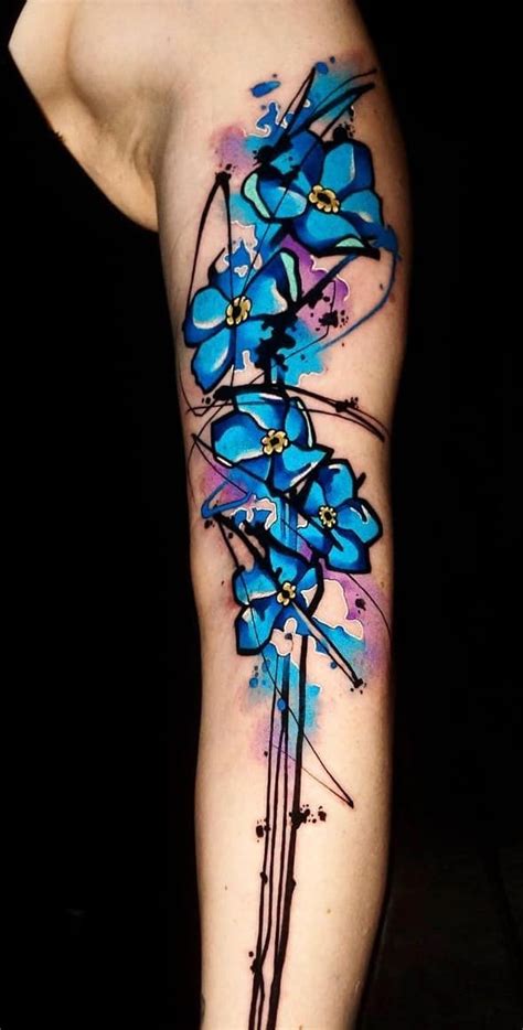 Watercolor Flower Tattoos: A Visual Guide