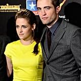 Kristen Stewart in a Neon Dior Dress | Pictures | POPSUGAR Celebrity