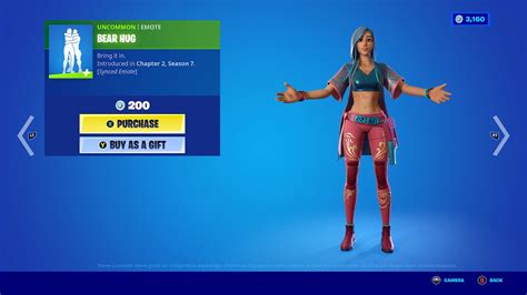 Fortnite Item Shop, November 3rd 2021 - BEAR HUG EMOTE IS BACK! - YouTube