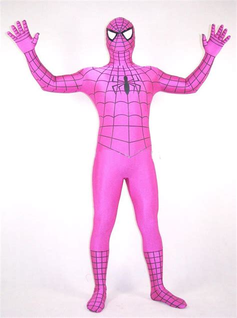 Halloween Costume Pink Spiderman Zentai 17030601 | cosercosplay.com