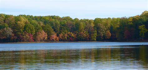 The Air Is Crisp At Burke Lake Park In Virginia