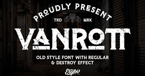 Vanrott, Fonts - Envato Elements