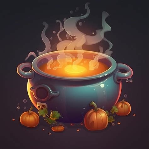 Premium AI Image | witch cauldron