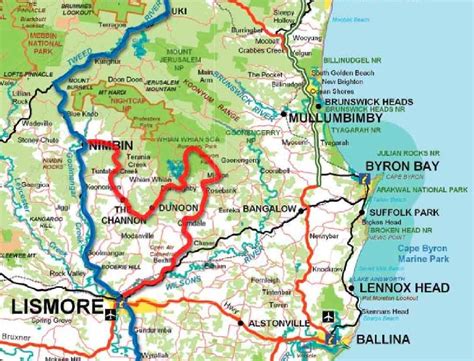 Map of Northern Rivers Region