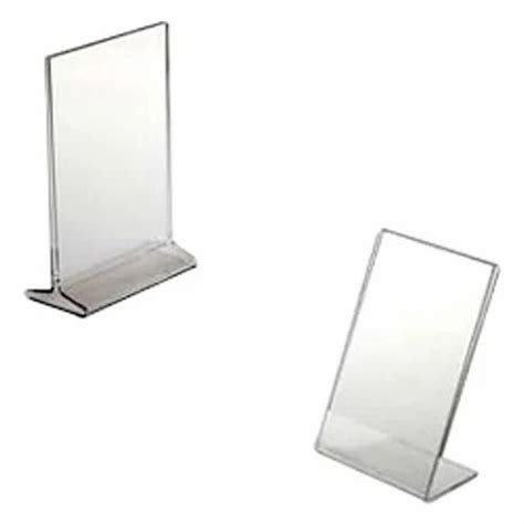 Transparent Rectangular Acrylic Display Stands, Size: Standard at best ...