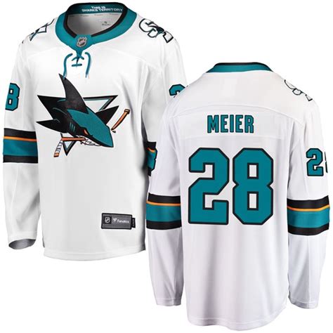 Men's Timo Meier San Jose Sharks Fanatics Branded Away Jersey ...