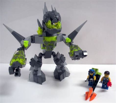 LEGO Power Miners 8962 Crystal King Rock Monster 2 minifigs | Power ...