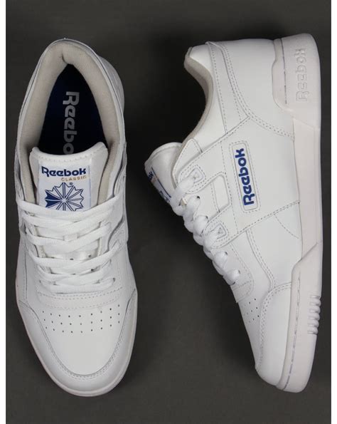 Reebok Workout Plus Trainers White,shoes,leather,sneakers