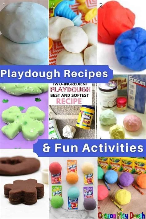 Best Playdough Recipes and Play Doh Activities for Kids