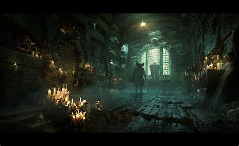 ArtStation - Pirate Ship Captain's Quarters