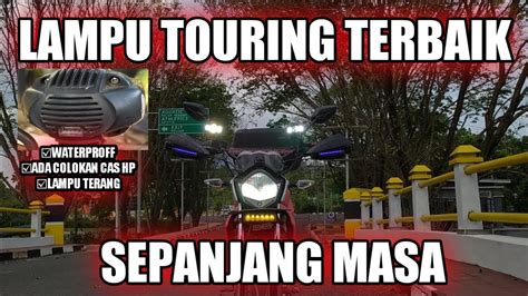 LAMPU TEMBAK MOTOR TOURING - VIXION TOURING - YouTube