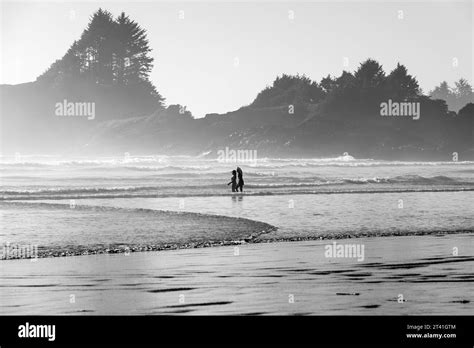 Tofino, vancouver island, bc canada Black and White Stock Photos & Images - Alamy