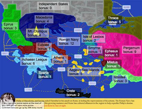 First Macedonian Wars Map