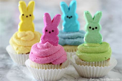 Peeps Cupcakes - Easy Easter Cupcakes - Easter Dessert Recipes