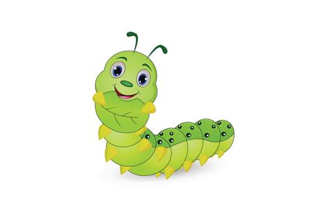 Cute caterpillar illustration 19852906 Vector Art at Vecteezy