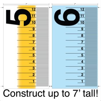 Classroom Height Charts - Space by Donald's English Classroom | TpT