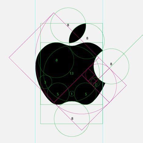 Geometry of Apple's logo. Love this. - via @chris_deville | Apple logo design, Graphic design ...