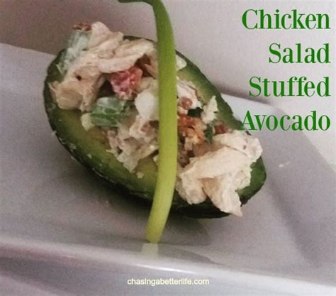 Chicken Salad Stuffed Avocado