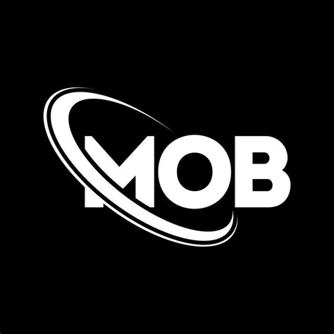 MOB logo. MOB letter. MOB letter logo design. Initials MOB logo linked ...