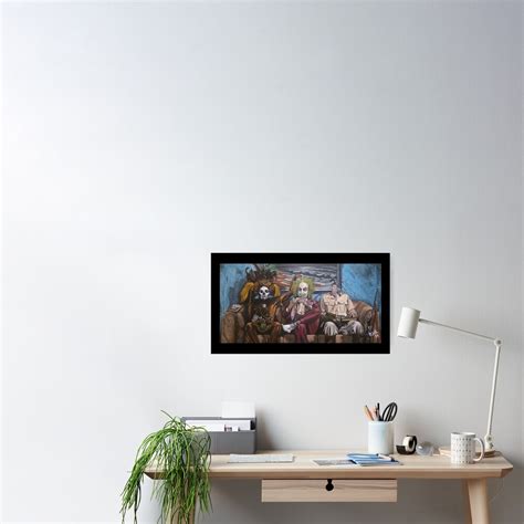 "Beetlejuice Waiting Room Scene" Poster for Sale by StrangeInsite | Redbubble