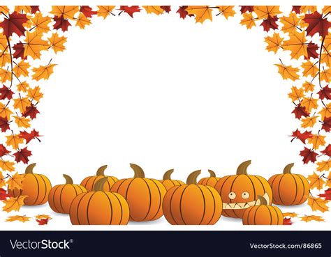 Halloween frame Royalty Free Vector Image - VectorStock