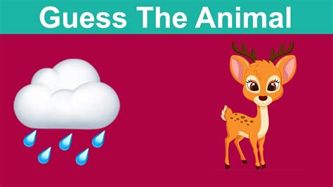 Guess The Animal By Emoji | Part 2 | Fun Learning Video Emoji Puzzle For Kids - YouTube