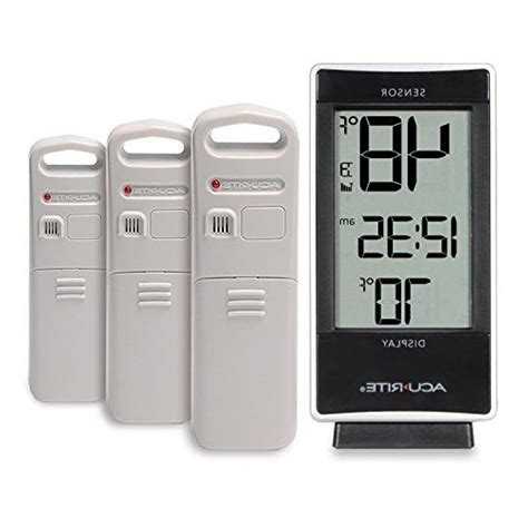 AcuRite 01090M Multi-Sensor Thermometer with 3 Indoor/Outdoor Temperature