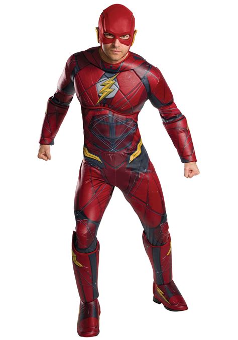 Justice League Adult Deluxe Flash Costume