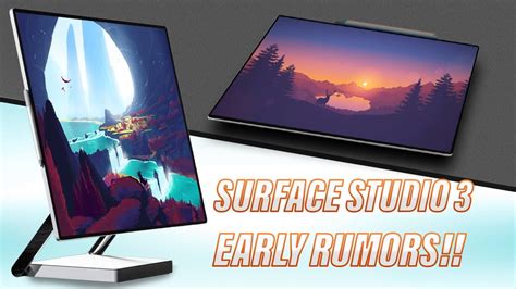 Microsoft Surface Studio 3 - Some Early Rumors. - YouTube