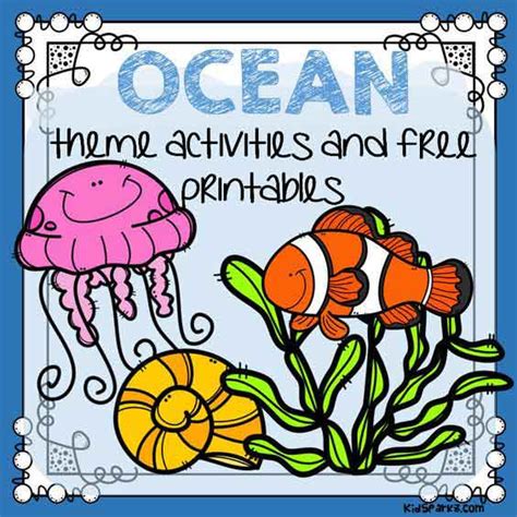 Oceans animals theme activities and printables for preschool and ...