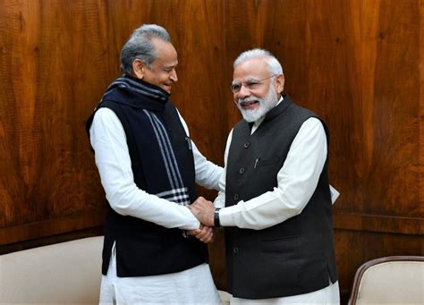 Rajasthan CM Ashok Gehlot calls on PM - Dynamite News