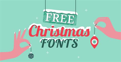 30 Free Christmas Fonts for Festive Holiday Designs