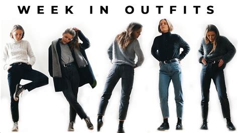 WEEK IN OUTFITS (Uni Student) | Winter Thrifted Outfit Ideas! - YouTube